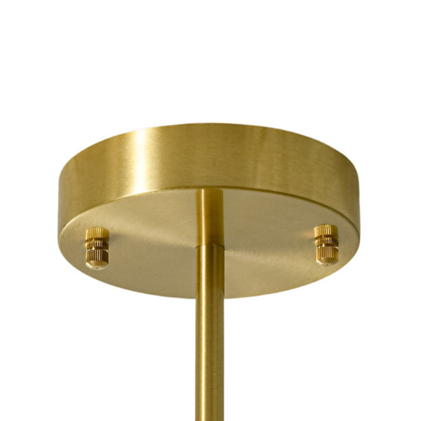 Chandelierias - Midcentury Ornate 12 - Light Striped Glass Bubble Tiered Spuntnik Chandelier - Chandeliers - Brass - 