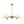 Chandelierias-Midcentury Radial 6-Light Frosted Opal Glass Sunburst Chandelier-Chandeliers-Brass-