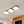 Load image into Gallery viewer, Chandelierias - Minimalist 3 - Light Crafted Faux Wood Linear Dimmable LED Ceiling Light - Flush Mount - Faux Walnut Grain - 
