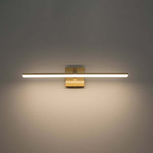 Chandelierias - Minimalist Modern Linear Slim Turnable LED Vanity Light - Wall Light - Gold - 