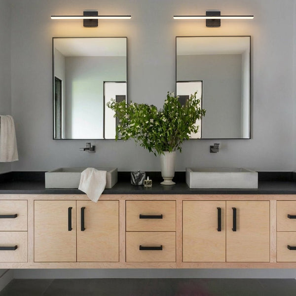 Chandelierias - Minimalist Modern Linear Slim Turnable LED Vanity Light - Wall Light - Gold - 