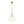 Chandelierias - Modern 1 - Light Clear Ribbed Glass Globe Kitchen Pendant - Pendants - Brushed Brass - 