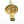 Chandelierias - Modern 1 - Light Clear Ribbed Glass Globe Kitchen Pendant - Pendants - Brushed Brass - 