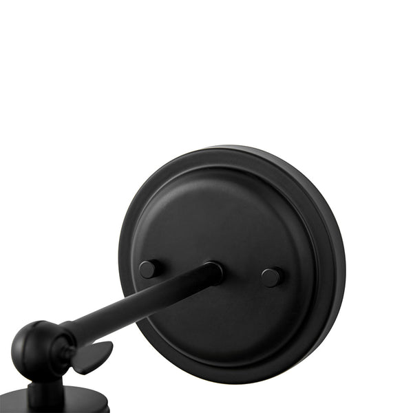 Chandelierias - Modern 1 - Light Dimmable Dome Wall Sconce - Wall Light - Black & Brass - 