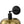 Chandelierias - Modern 1 - Light Dimmable Dome Wall Sconce - Wall Light - Black & Brass - 