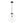 Chandelierias - Modern 1 - Light Dimmable Ribbed Glass Pendant - Pendant - Black - 