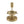 Chandelierias-Modern 1-Light Ribbed Glass Globe Semi-flush Mount-Semi Flush-Brushed Brass-