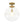 Chandelierias-Modern 1-Light Ribbed Glass Globe Semi-flush Mount-Semi Flush-Brushed Brass-