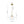 Chandelierias-Modern 1-Light Sculptural Geo Glass Pendant-Pendants-Brushed Brass-2-Pack