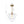 Chandelierias-Modern 1-Light Sculptural Geo Glass Pendant-Pendants-Brushed Brass-2-Pack