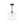 Chandelierias-Modern 1-Light Sculptural Glass Globe Pendant-Pendants-Matte Black-