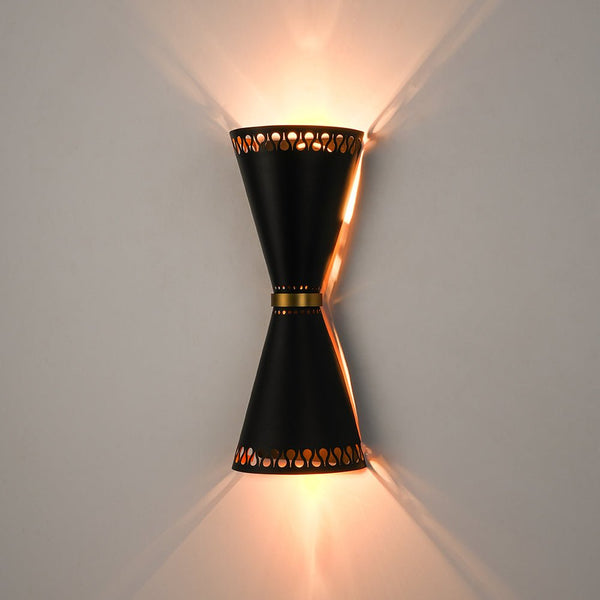 Chandelierias - Modern 2 - Light Dual Cone Hollow - out Wall Sconce - Wall Light - 2 - Pack - 