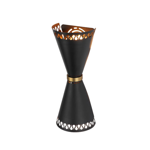 Chandelierias - Modern 2 - Light Dual Cone Hollow - out Wall Sconce - Wall Light - 2 - Pack - 