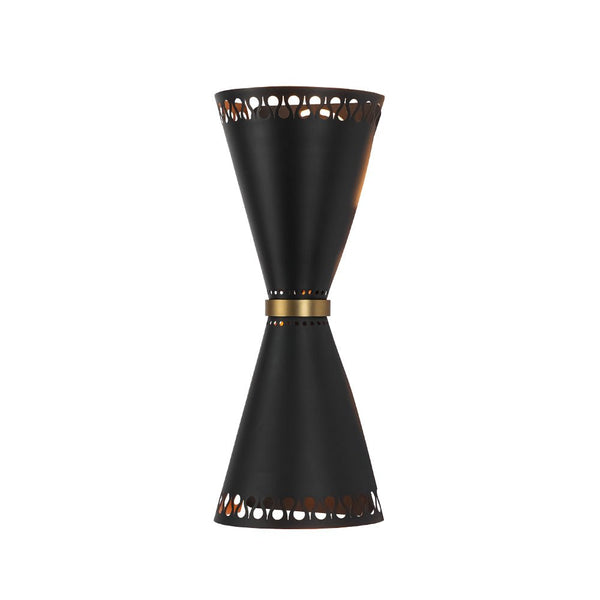 Chandelierias - Modern 2 - Light Dual Cone Hollow - out Wall Sconce - Wall Light - 2 - Pack - 