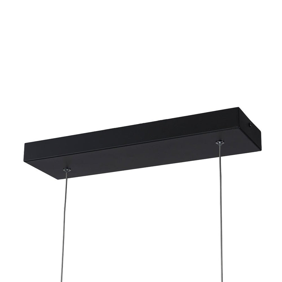 Chandelierias - Modern 2 - Light Minimalist Arc Dimmable LED Pendant - Pendant - Matte Black - 