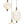 Chandelierias - Modern 3 - Light Rhombic Grid Acrylic Cluster Dimmable LED Chandelier - Chandelier - 3 - Light - 