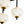 Chandelierias - Modern 3 - Light Rhombic Grid Acrylic Cluster Dimmable LED Semi - flush Mount - Semi Flush - Matte Black - 