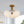 Chandelierias - Modern 3 - Light Semi - Flush Mount with Frosted Glass Globes - Semi Flush - Brass - 3 Bulbs