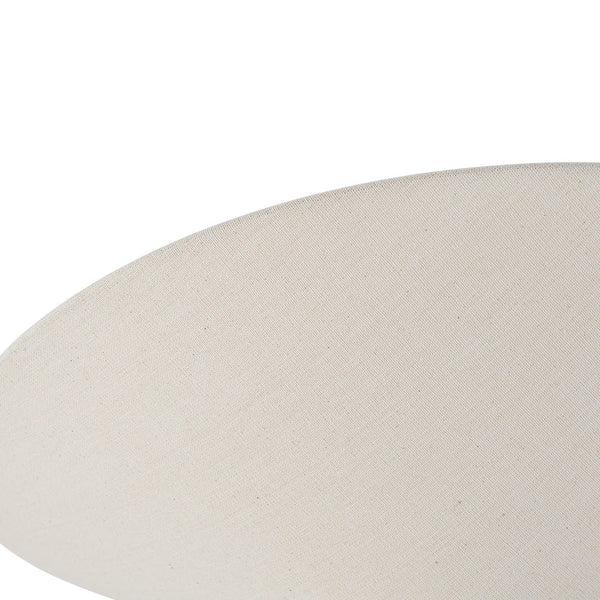 Chandelierias - Modern 3 - Light Umbrella - Shaped Linen Semi - Flush Mount - Semi Flush - Brass - 