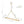 Chandelierias - Modern 4 - Light Clear Glass Long Dining Chandelier - Chandeliers - Brass - 