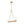 Chandelierias - Modern 4 - Light Clear Glass Long Dining Chandelier - Chandeliers - Brass - 