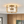 Chandelierias-Modern 4-Light Rippled Glass Drum Semi-Flush Mount-Semi Flush-Gold (Back-order)-