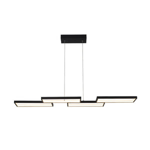 Chandelierias - Modern 4 - Light Square Frame Kitchen Island Dimmable LED Pendant - Pendant - 4 - Light - 