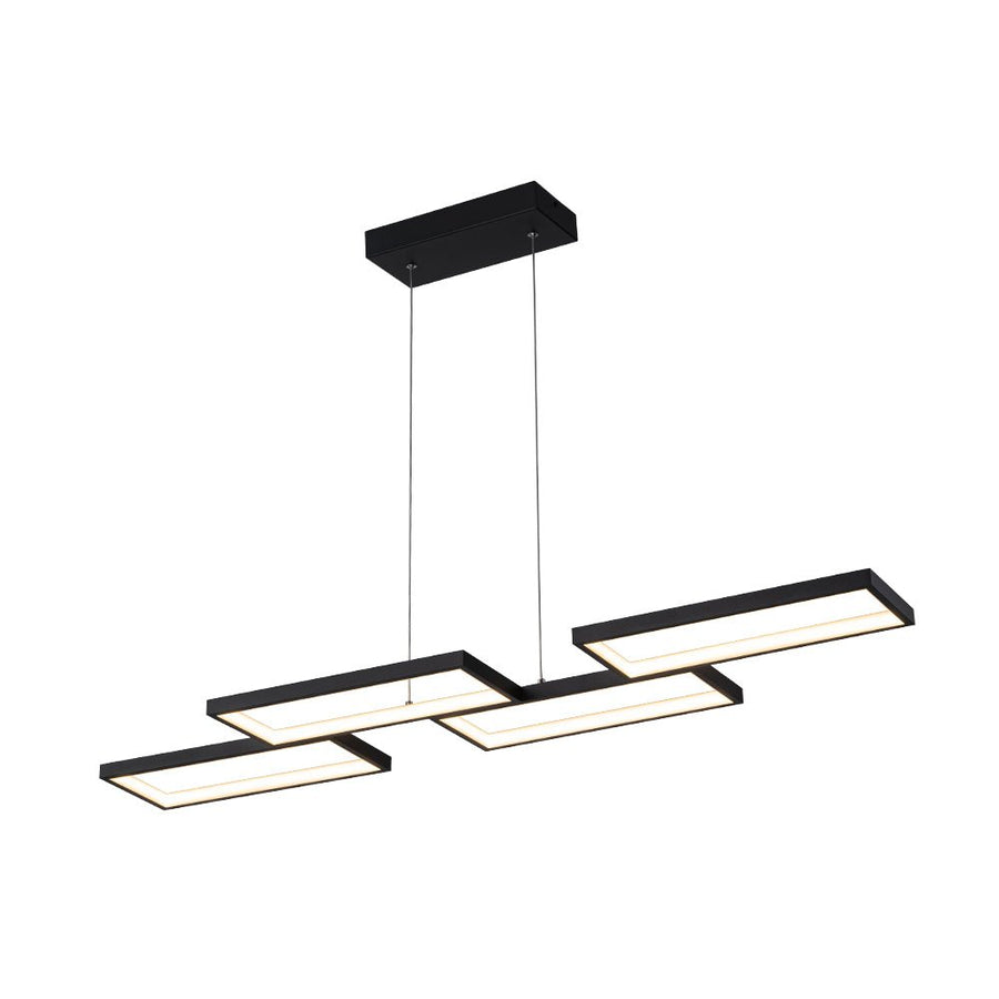 Chandelierias - Modern 4 - Light Square Frame Kitchen Island Dimmable LED Pendant - Pendant - 4 - Light - 