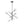 Chandelierias - Modern 4/6 - Light Clear Glass Globe Sputnik Mobile Chandelier - Chandeliers - Black - 4 Bulbs