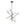 Chandelierias - Modern 4/6 - Light Clear Glass Globe Sputnik Mobile Chandelier - Chandeliers - Black - 6 Bulbs