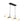 Chandelierias - Modern 6 - Light Staggered Matte Glass Globe Linear Chandelier - Chandeliers - Matte Black - 