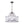 Chandelierias-Modern 6-Light White Stire Patterned Glass Drum Pendant-Chandeliers-Black-