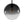 Chandelierias - Modern 7 - Light Sculptural Glass Globe Pendant Chandelier - Chandelier - Black - Gradient