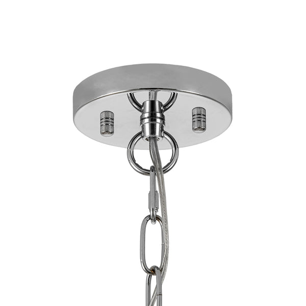 Chandelierias-Modern 9-Light Crystal Mixed Glass Bubble Sphere Starburst Chandelier-Chandeliers-Silver-