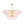 Chandelierias - Modern 9 - Light White Strie Glass Tiered Chandelier - Chandeliers - Brass - Sunset Clouds