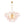 Chandelierias - Modern 9 - Light White Strie Glass Tiered Chandelier - Chandeliers - Brass - Sunset Clouds