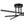 Chandelierias-Modern Black 3-Light Sputnik Linear Dimmable LED Semi-flush Mount-Semi Flush-Black-