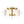 Chandelierias - Modern Brass 3 - Light Rippled Glass Drum Semi - flush Mount - Semi Flush - Brass - 