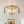 Chandelierias - Modern Brass 3 - Light Rippled Glass Drum Semi - flush Mount - Semi Flush - Brass - 