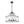 Chandelierias - Modern Brass 6 - Light Rippled Glass Drum Pendant - Pendant - Oil - rubbed Bronze - 