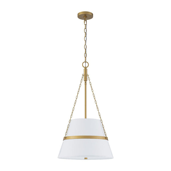 Chandelierias - Modern Casual 4 - Light Conical Linen Shade Pendant - Pendant - Black - 