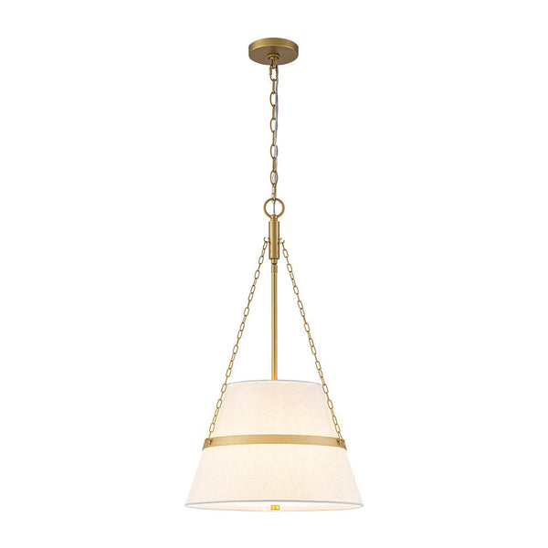 Chandelierias - Modern Casual 4 - Light Conical Linen Shade Pendant - Pendant - Black - 