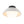 Chandelierias - Modern Ceramics 1 - Light Glass Globe Flush Mount - Semi Flush - Glaze Black - Brushed Brass - 
