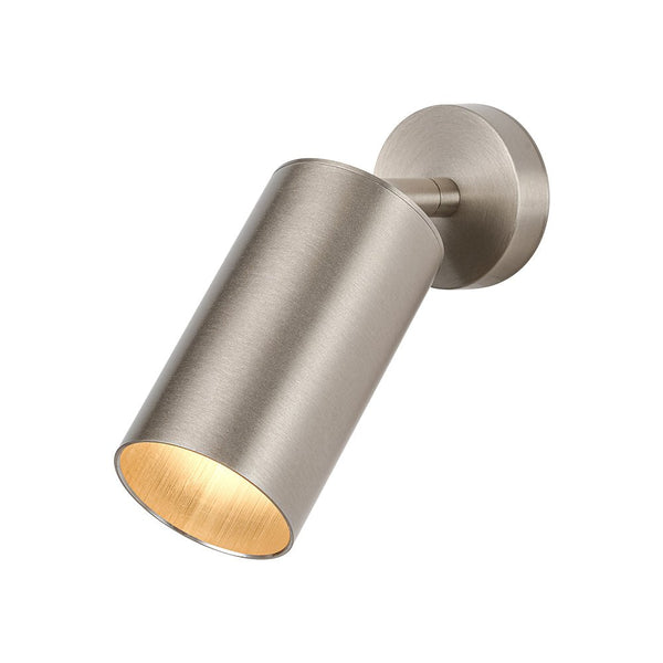 Chandelierias - Modern Cylinder Metal Spotlight Single Track Light - Spotlight - Brass - 1 - Pack