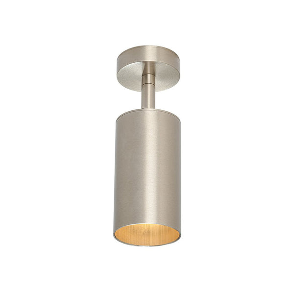 Chandelierias - Modern Cylinder Metal Spotlight Single Track Light - Spotlight - Brass - 1 - Pack
