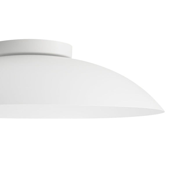 Chandelierias - Modern Dimmable LED Saucer Semi - Flush Mount - Semi Flush - White - 
