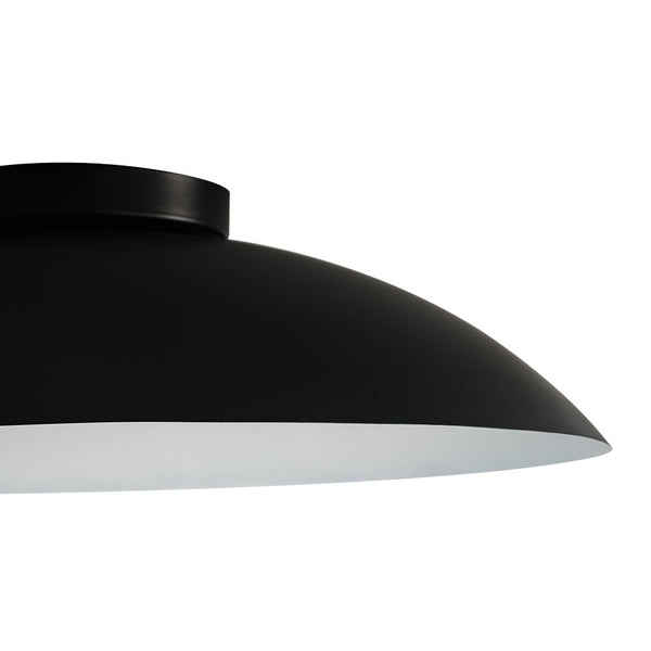 Chandelierias - Modern Dimmable LED Saucer Semi - Flush Mount - Semi Flush - White - 