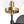 Chandelierias - Modern Farmhouse 1 - Light Clear Glass Globe Armed Wall Sconce - Wall Light - Brass & Black - 