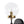Chandelierias - Modern Farmhouse 1 - Light Clear Glass Globe Armed Wall Sconce - Wall Light - Brass & Black - 