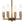 Chandelierias-Modern Farmhouse 4-Light Wrought Iron Geometric Cage Pendant-Pendants-13.0 in-